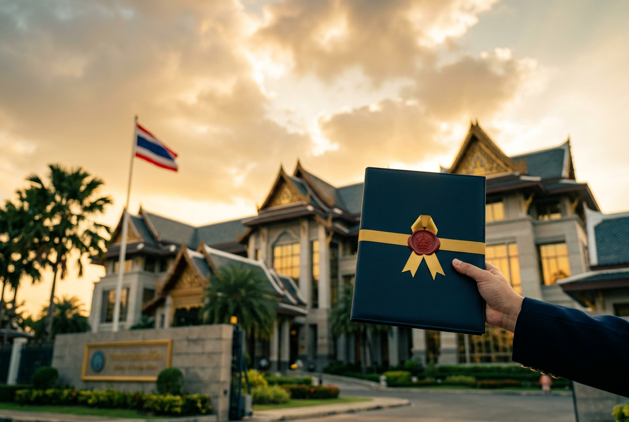 รับรองกงสุล กระทรวงต่างประเทศ MFA สำหรับคนไทย