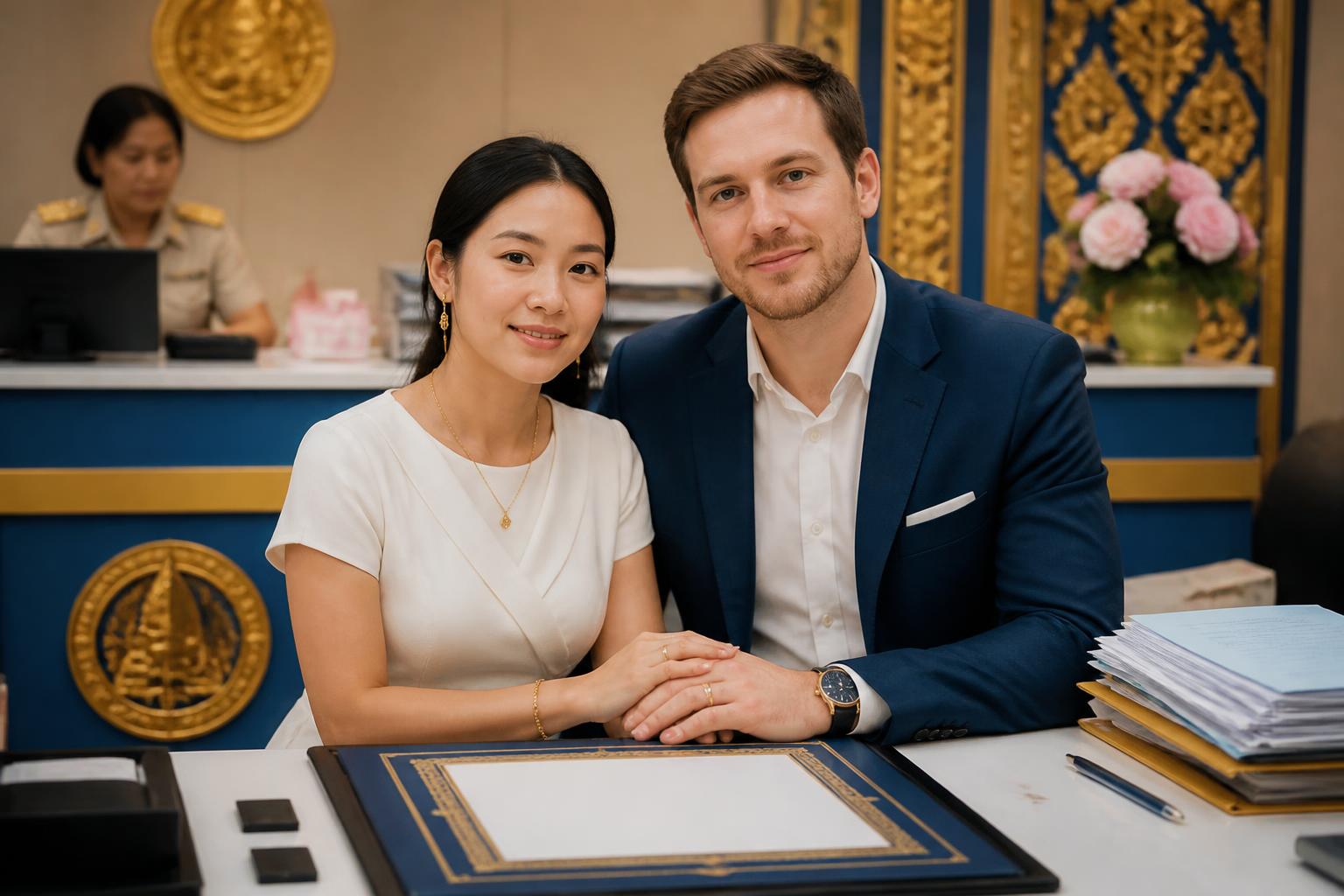 จดทะเบียนสมรสในประเทศไทย คู่สมรสไทย-ต่างชาติ