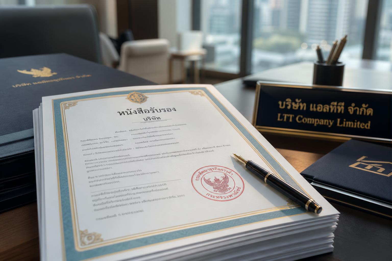 จดทะเบียนบริษัทในประเทศไทย หนังสือรับรอง กรมพัฒนาธุรกิจการค้า